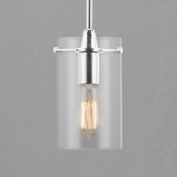 Linea Di Liara Effimero Modern Chrome Pendant Light Fixtures Over Kitchen Island Sink Lighting Ceiling Hanging Farmhouse Metal Industrial Mini Pendant Lighting Medium Clear Glass Shade