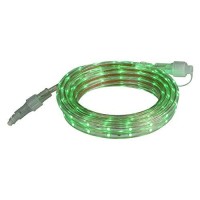 Green Led Outdoor Christmas Linear Tape Lighting - 30 Ft Clear Tube