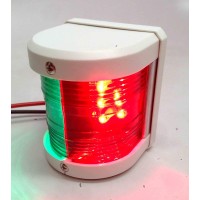 Pactrade Marine Boat Red & Green Bow Led Navigation Light Waterproof 2 Nautical Miles