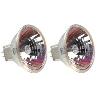 Eiko Enx Dichroic Reflector Light Bulb (Pack Of 2), 82V, 360W, 4.39A, Gy5.3 Base, 3300 Kelvin, 75 Hours Rated Life