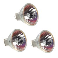 Eiko Enx Dichroic Reflector Light Bulb (Pack Of 3), 82V, 360 Watts, 4.39 Amps, Gy5.3 Base, Mr16 Bulb, Cc-8 Filament, 1.75