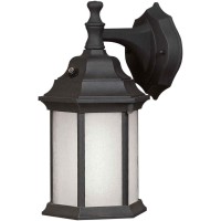 Forte 17004-01-04 One Light Outdoor Lantern, Black