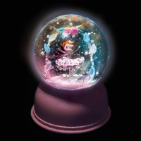 Djeco Ballerina Snowglobe Night Light