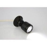 Micro Pivoting Led Spotlight - 1 Watt High Power Led Lamp - Tiny Size, Cool White Led, 12 To 28Vdc