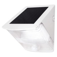 The MAXSA 40234 Solar Powered Wedge Light has 2 LEDs that produce 100 lumens This extremely versatile product can be used in many different locations It can mount on a fence post grill house shed garage and more This light can be set to motionactivated mo