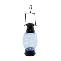 Achla Designs Crackle Lantern, Cool Blue