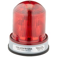 Edwards-Signaling Warning Light, Led, 120Vac, Red, 65 Fpm, 125Ledfr120A