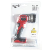 Milwaukee M18Tled0 M18 Plastic Led Torch Red Energy Class A