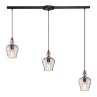 Menlow Park 36'' Wide 3-Light Multi Pendant - Oil Rubbed Bronze