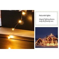 What can you do with our fairy string lights Wrap them around your Christmas tree crepe myrtle or patio beams to create a dreamy backyard Hang with a curtain behind bed to make a fairy talelike headboard Put on silver wire over head at your wedding Make w