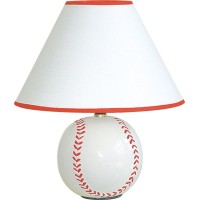 12H Ceramic Baseball Sport Table Lamp - 604Bb