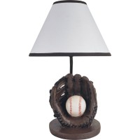 Sh Lighting 31604Bb(U) Poly Resin Baseball Tabledesk Lamp, 1575 H