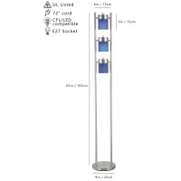 65H 3-Blue-Head With Two Way Adjustable Floor Lamp (1 Pcctn110 Cu Ft1232 Gw Lbs)(D0102H5L572)