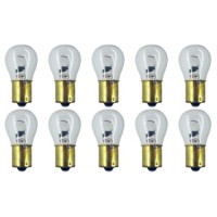 Cec Industries #1295 Bulbs, 12.5 V, 37.5 W, Ba15S Base, S-8 Shape (Box Of 10)