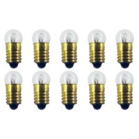 Cec Industries #52 Bulbs, 14.4 V, 1.44 W, E10 Base, G-3.5 Shape (Box Of 10)