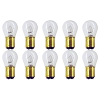 Cec Industries #308 Bulbs, 28 V, 18.76 W, Ba15D Base, S-8 Shape (Box Of 10)