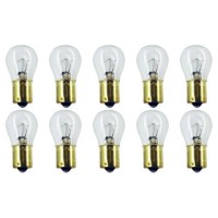 Cec Industries #307 Bulbs, 28 V, 18.76 W, Ba15S Base, S-8 Shape (Box Of 10)