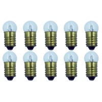 Cec Industries #1447 Bulbs, 18 V, 2.7 W, E10 Base, G-3.5 Shape (Box Of 10)