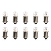 Cec Industries #3894 Bulbs, 12 V, 3 W, Ba9S Base, T2-3/4 Shape (Box Of 10)