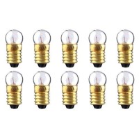 Cec Industries #1446 Bulbs, 12 V, 2.4 W, E10 Base, G-3.5 Shape (Box Of 10)