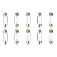 Cec Industries #3425 Bulbs, 12 V, 10 W, Ec11-5 Base, T-4 Shape (Box Of 10)