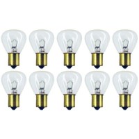 Cec Industries #1133 Bulbs, 6.2 V, 24.242 W, Ba15S Base, Rp-11 Shape (Box Of 10)