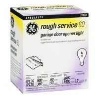 GE Lighting rough service 5360 watts A19 Incandescent Light Bulb 380500 lumens White Frosted