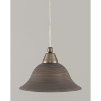 Cord Mini Pendant Shown In Brushed Nickel Finish With 10