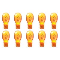 Cec Industries #921Na (Amber) Bulbs, 12.8 V, 17.92 W, W2.1X9.5D Base, T-5 Shape (Box Of 10)