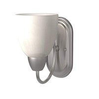 Designers Fountain 15005-1B-35 Torino Wall Sconce, Brushed Nickel,Silver, 8 In.