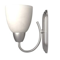 Designers Fountain 15005-1B-35 Torino Wall Sconce, Brushed Nickel,Silver, 8 In.