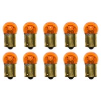 Cec Industries #97A (Amber) Bulbs, 13.5 V, 9.3 W, Ba15S Base, G5-3/4 Shape (Box Of 10)