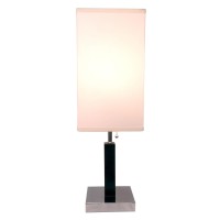 26H Brown Square Wooden Table Lamp (1Pcctn) (092555)(D0102H55Sr6)