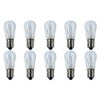 Cec Industries #6S6 6V Bulbs, 6 V, 6 W, E12 Base, S-6 Shape (Box Of 10)