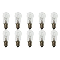 Cec Industries #3S-6/5 120V Bulbs, 120 V, 3 W, E12 Base, S-6 Shape (Box Of 10)