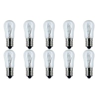 Cec Industries #6S6 130V Bulbs, 130 V, 6 W, E12 Base, S-6 Shape (Box Of 10)