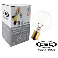 Cec Industries 20-99C 10-Watt C7 Appliance Incandescent Light Bulb, 120V, E12 Candelabra Base, C-7 Shape (4-Pack)