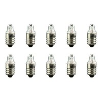 Cec Industries #112 Bulbs, 1.2 V, 0.264 W, E10 Base, Tl-3 Shape (Box Of 10)