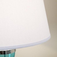 Pacific Coast Lighting Aqua Cascade Dimpled Glass Table Lamp In Turquoise