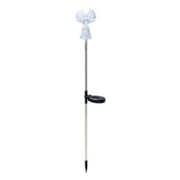 Solar Frosty Praying Angel Garden Light, Fiber Optic Wing