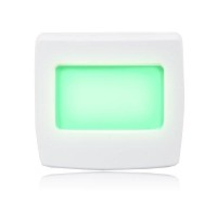 Maxxima Mini Green Always On Led Night Light, Pack Of 4, Ideal For Bedrooms, Bathroom, Kitchens, Kids Nursery, Hallways, Stairs