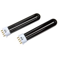 2 X 9 Watt Long-Life Uv Ultraviolet Blacklight Bulb Tube - Can Be Used In Various Counterfeit Money Detectors, Including The Zzap D20 & D30 Counterfeit Money Detectors