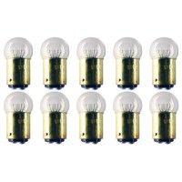 Cec Industries #1252 Bulbs, 28 V, 6.44 W, Ba15D Base, G-6 Shape (Box Of 10)