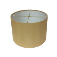 Royal Designs, Inc. Shallow Drum Hardback Lamp Shade, Hb-610-16Agl, Antique Gold, 15 X 16 X 10