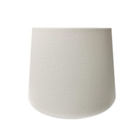 Royal Designs, Inc. Tapered Shallow Drum Hardback Shade, Hb-606-18Lnwh, Linen White, 13 X 18 X 12