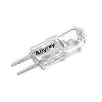 Anyray A1741Y (10)-Pack 20 Watt G4 24V 20W 24 Volt C-6 20Watt Bi Pin T3 Halogen Light Bulb