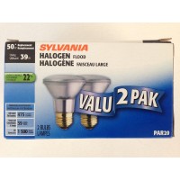 Sylvania 39-Watt Halogen Par20 Flood Light Bulb (2-Pack)