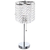 Sh Lighting Crystal Inspired Table Desk Lamp - Features Convenient Pull Chain - 19