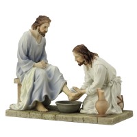 This gorgeous 85 Inch Jesus Washing His Disciples Feet Light Color has the finest details and highest quality you will find anywhere 85 Inch Jesus Washing His Disciples Feet Light Color is truly remarkable85 Inch Jesus Washing His Disciples Feet Light Col