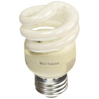 Philips Led 417063 Energy Saver Compact Fluorescent T2 Mini-Twister (A19 Replacement) Household Light Bulb: 2700-Kelvin, 9-Watt (40-Watt Equivalent), E26 Medium Screw Base, Soft White, 4-Pack